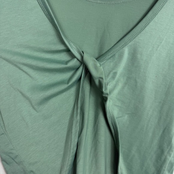 Green twist back top - Picture 3 of 3